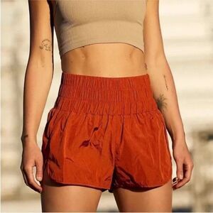 NWT Free People Movement The Way Home Shorts in Bronze Size Med